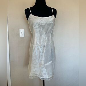 Forever 21 Satin White Dress